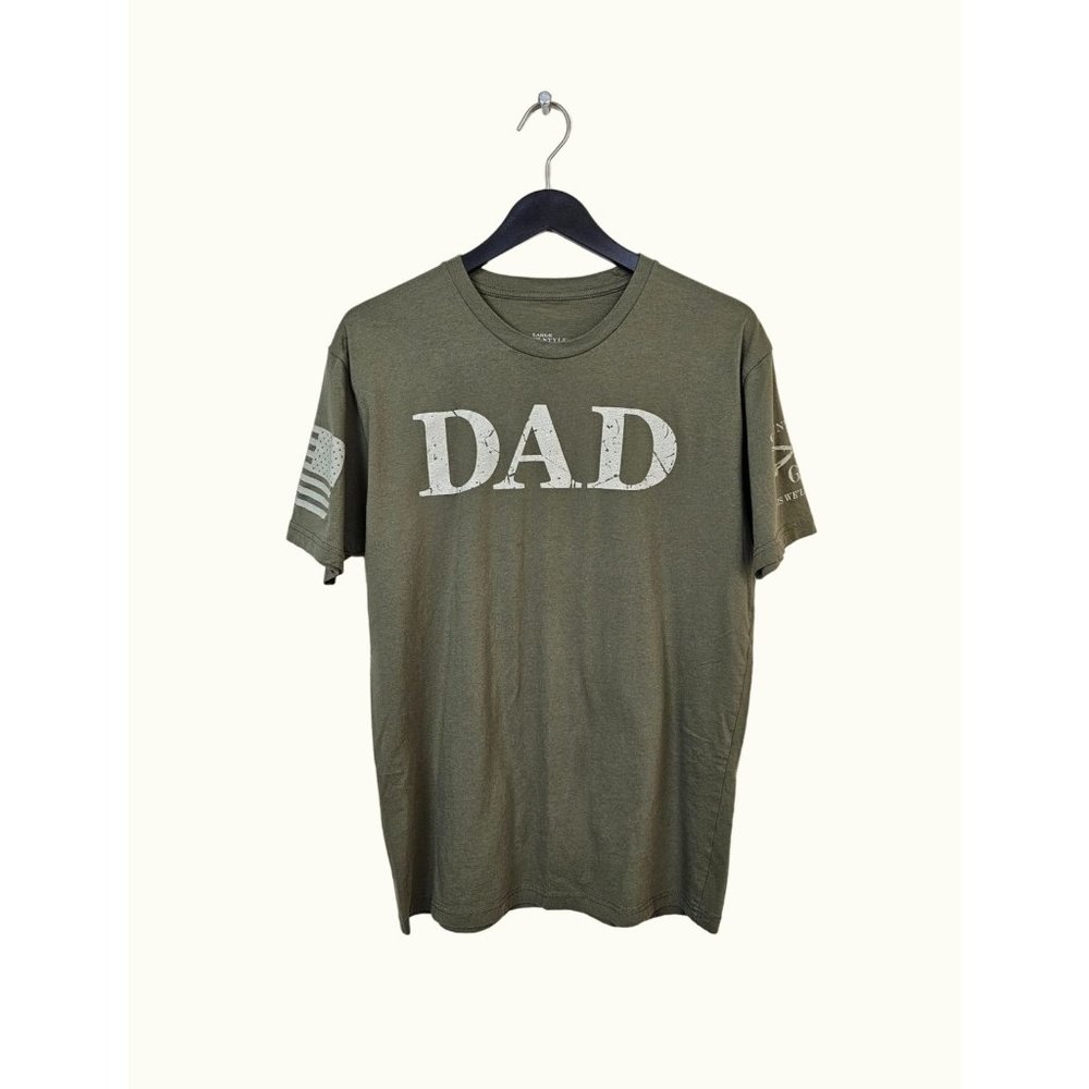 Grunt Style DAD Military Green T-Shirt
